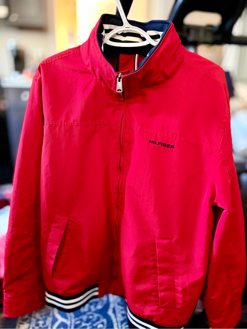 Tommy Hilfiger Red Bomber Jacket